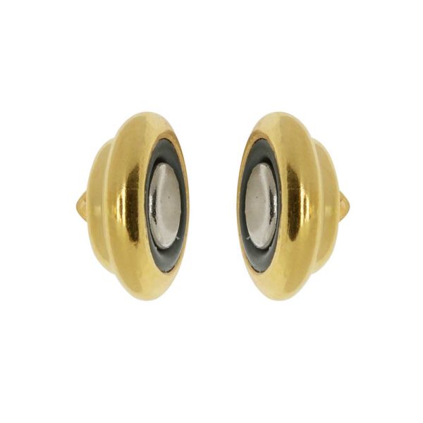 Mag-Lok Magnetic Clasps, Round with Loops 11mm Diameter, Gold Plated (1 Set) Hot on Sale - Image 2