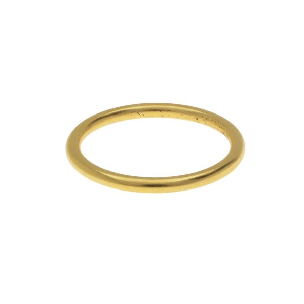 Nunn Design Open Frame, Hoop 24.5mm, Antiqued Gold (1 Piece) on Sale - Image 2