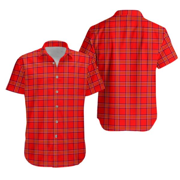 Burnett Modern Tartan Hawaiian Shirt Fashion