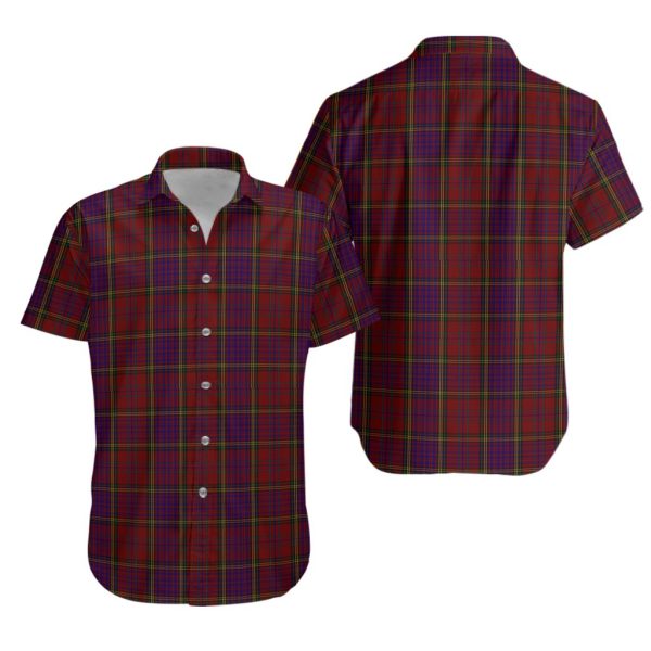 Anderson of Kinnedear Red Tartan Hawaiian Shirt Online Hot Sale