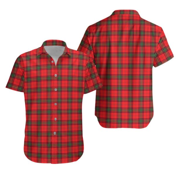 Seton Modern Tartan Hawaiian Shirt For Sale