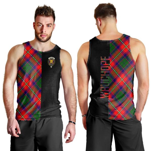 Wauchope Tartan Crest Men s Tank Top - Cross Style Online Hot Sale - Image 2