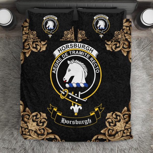 Horsburgh Crest Black Bedding Set Cheap