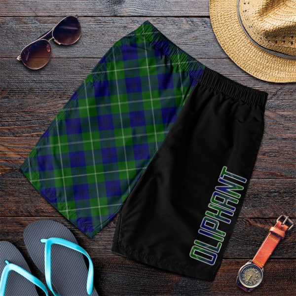 Oliphant Modern Tartan Crest Men s Short - Cross Style Fashion