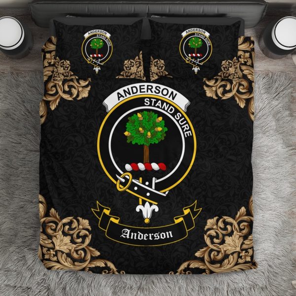 Anderson Crest Black Bedding Set Online now