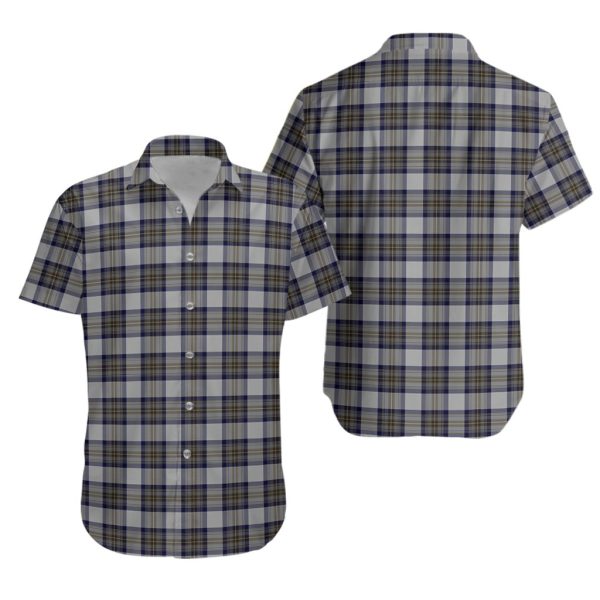 Stewart Dress Blue Tartan Hawaiian Shirt Sale