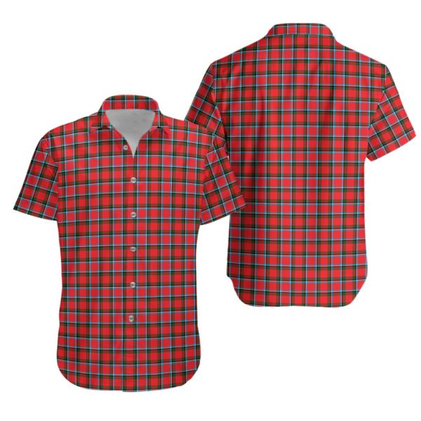 Sinclair Modern Tartan Hawaiian Shirt For Cheap