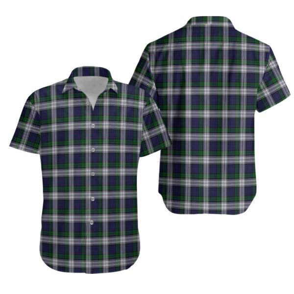 Blackwatch Dress (Asymmetrical) Tartan Hawaiian Shirt Fashion