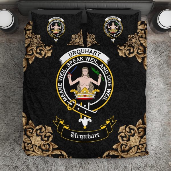 Urquhart Crest Black Bedding Set Fashion