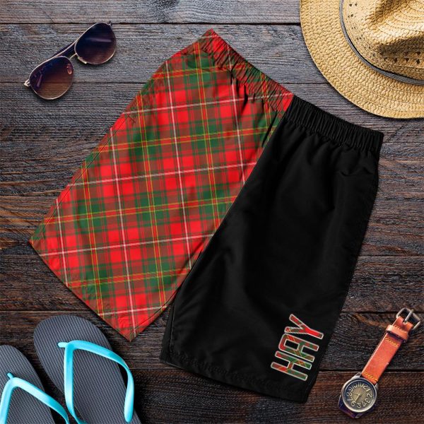 Hay Modern Tartan Crest Men s Short - Cross Style Fashion