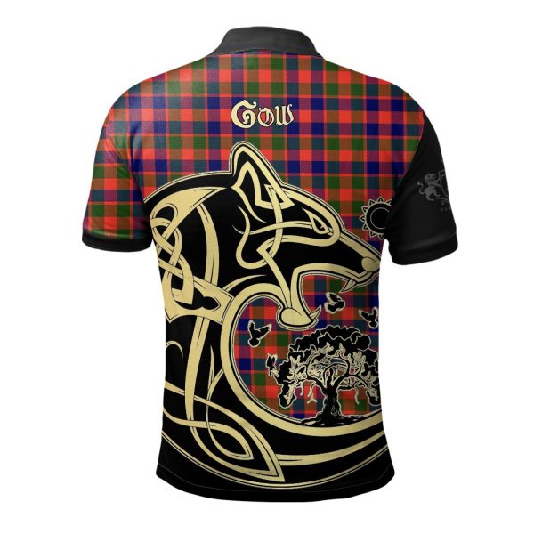 Gow Modern Tartan Polo Shirt Viking Wolf Online Hot Sale - Image 2