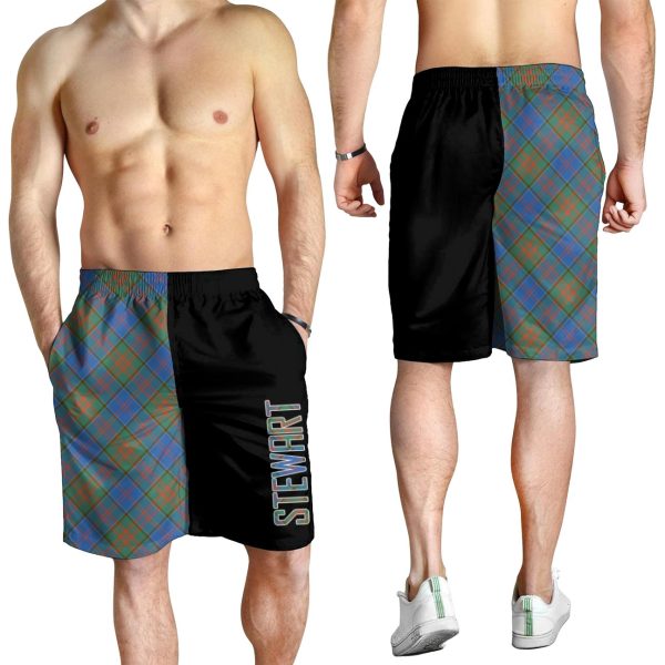 Stewart of Appin Hunting Ancient Tartan Crest Men s Short - Cross Style Online now - Image 2