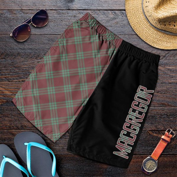 MacGregor Hunting Ancient Tartan Crest Men s Short - Cross Style For Sale