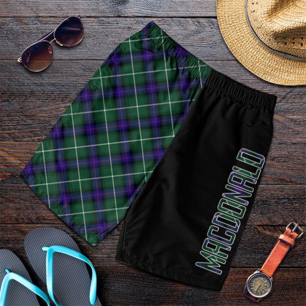 MacDonald of the Isles Hunting Modern Tartan Crest Men s Short - Cross Style For Sale