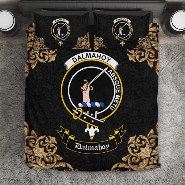 Dalmahoy Crest Black Bedding Set Hot on Sale