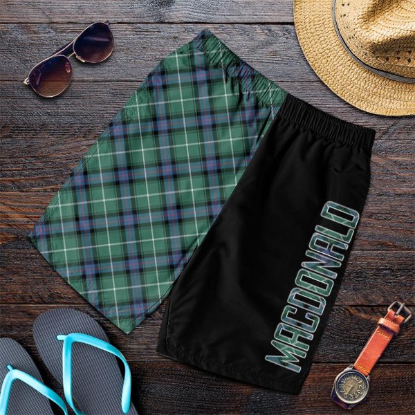 MacDonald of the Isles Hunting Ancient Tartan Crest Men s Short - Cross Style Discount