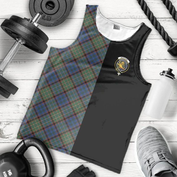 Nicolson Hunting Ancient Tartan Crest Men s Tank Top - Cross Style Cheap