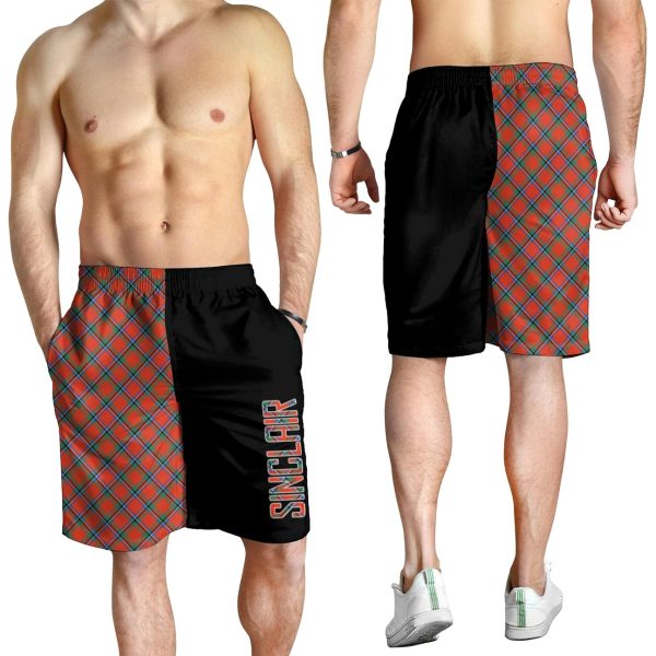 Sinclair Ancient Tartan Crest Men s Short - Cross Style Hot on Sale - Image 2