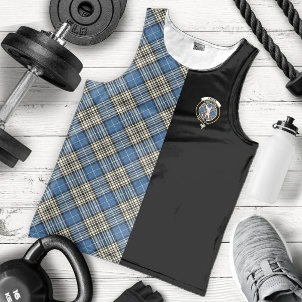 Napier Ancient Tartan Crest Men s Tank Top - Cross Style Online Sale