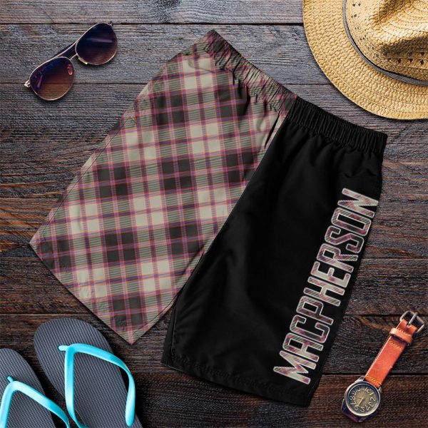 MacPherson Hunting Ancient Tartan Crest Men s Short - Cross Style Cheap