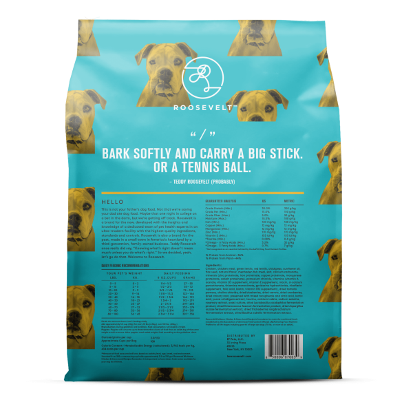 Roosevelt Wishbone Chicken and Green Lentil Grain Free Recipe Dry Dog Food For Discount - Image 2